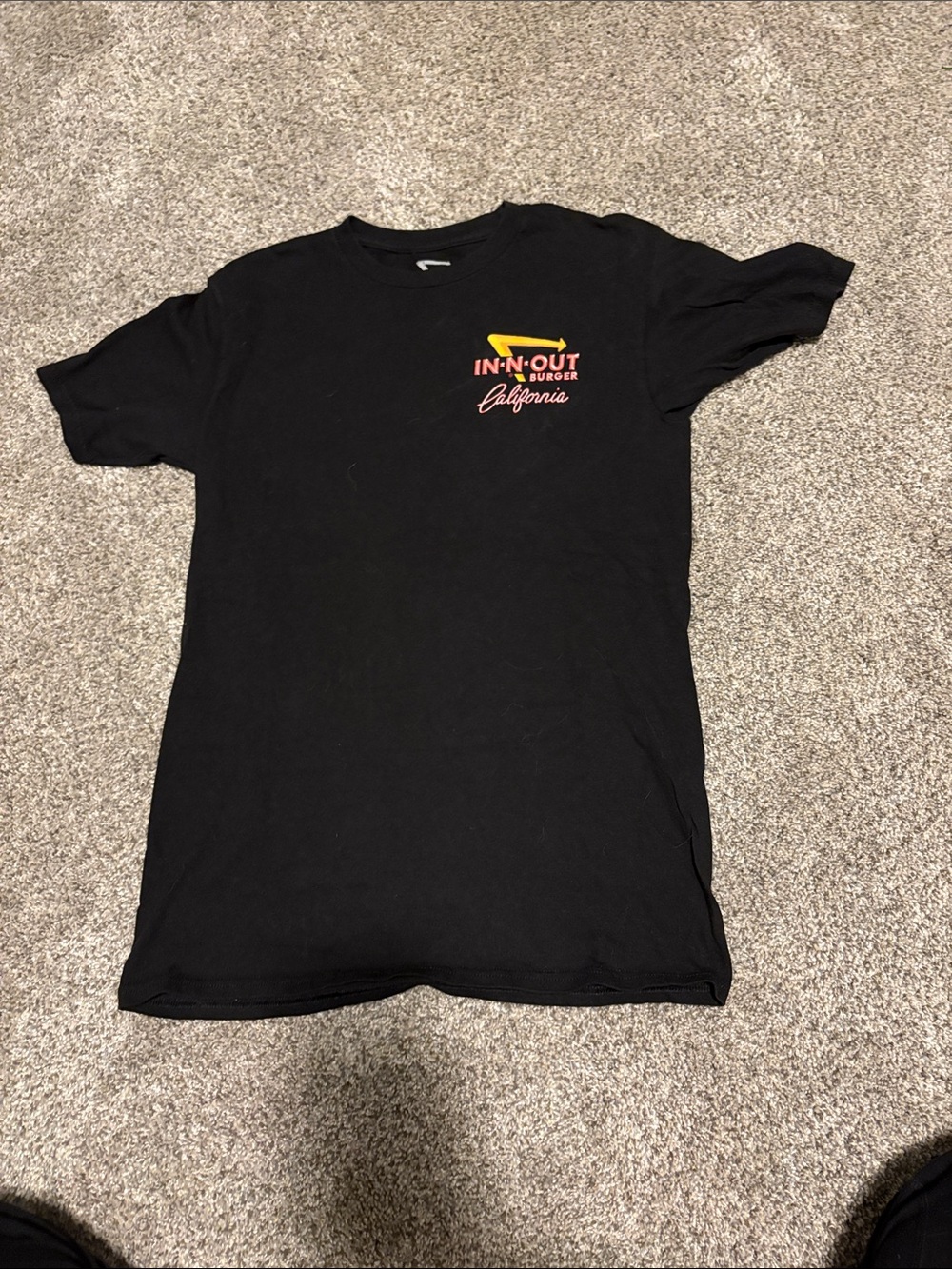 In-N-Out Burger California Black Logo Tee - Women's Short Sleeve